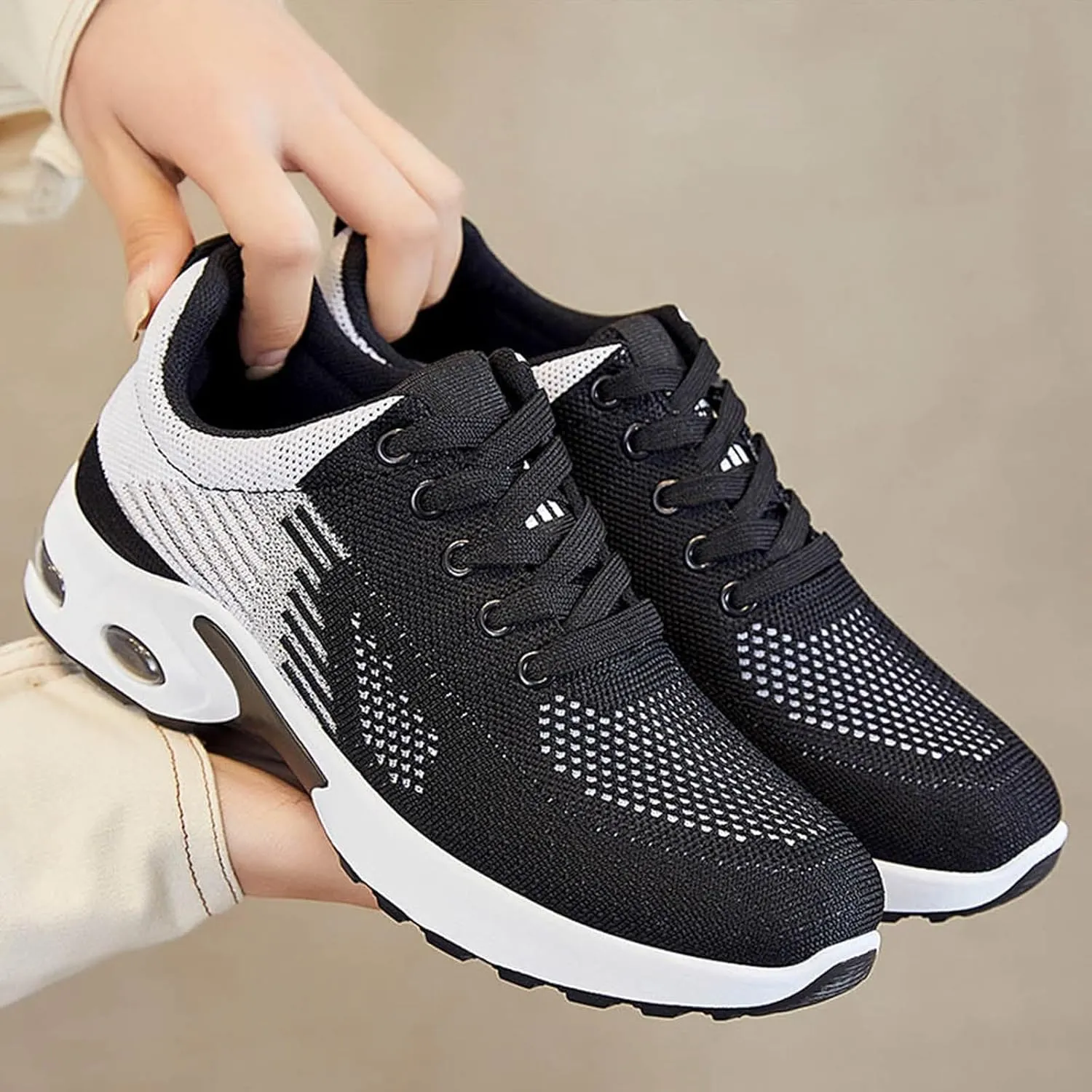 Women Orthopedic Sneakers Slip On Walking Shoes Air Running Shoes Non Slip Walking Sneakers Mesh Air Cushion Sneakers