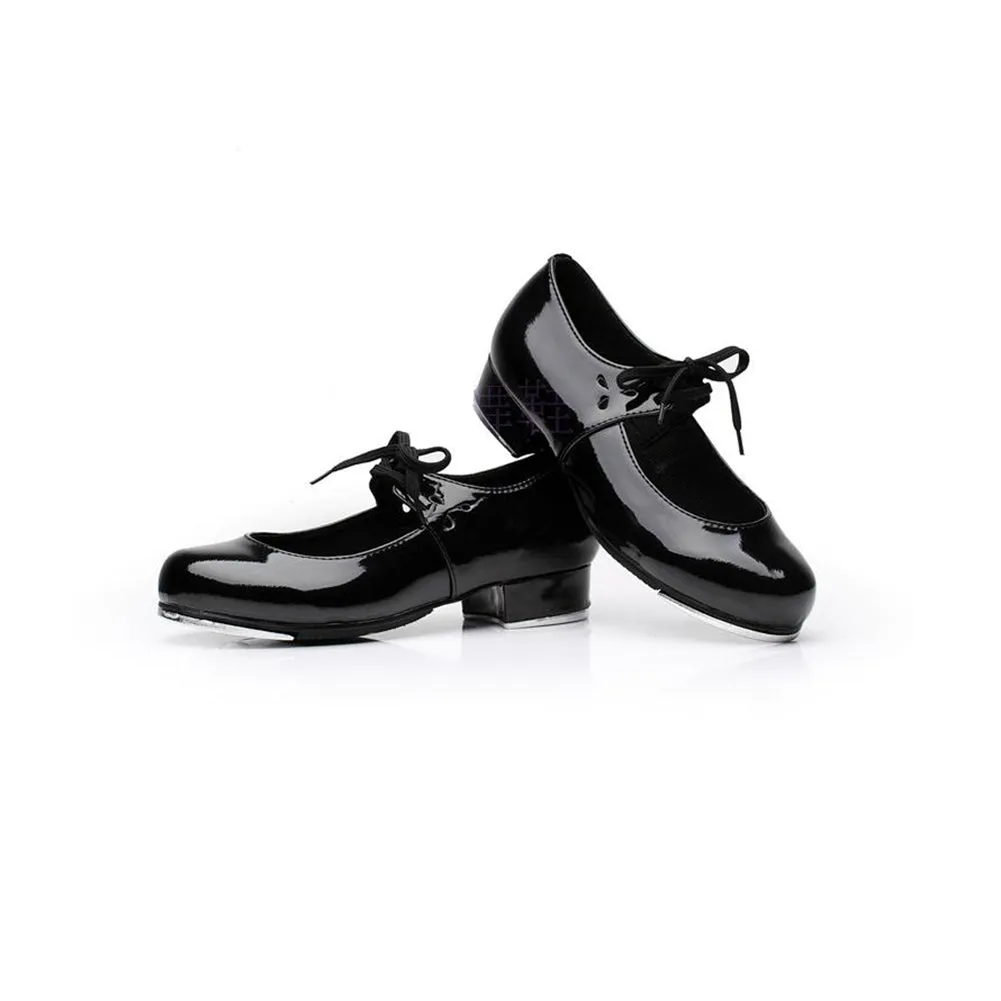 Women PU Latin Tap Dance Shoes