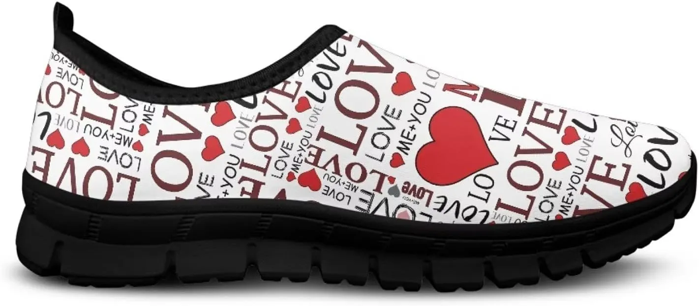Women Slip On Walking Shoes Trendy Casual Shoes Holiday Workout Shoes