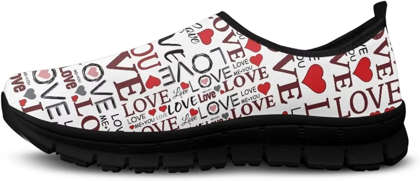 Women Slip On Walking Shoes Trendy Casual Shoes Holiday Workout Shoes