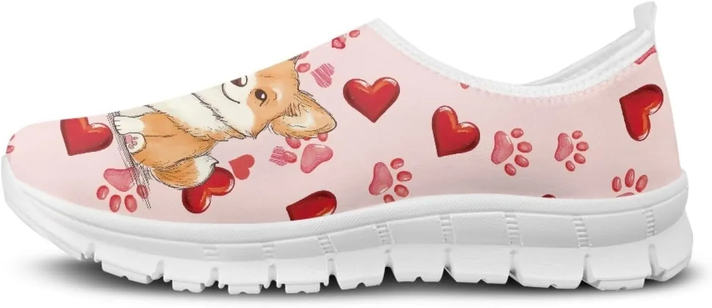 Women Slip On Walking Shoes Trendy Casual Shoes Novelty Workout Shoes