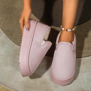Women Snow Boots New Winter Vintage Boots Women Household Anti-skid Plush Comfortable Outdoors Thick Bottom Windbreak Warm Boots