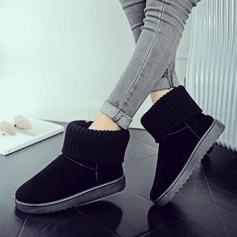 Women Snow Boots Winter Warm Non-slip Ankle Boots