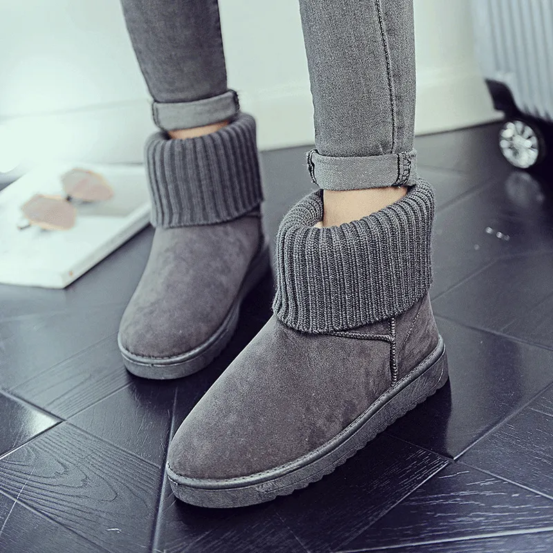 Women Snow Boots Winter Warm Non-slip Ankle Boots