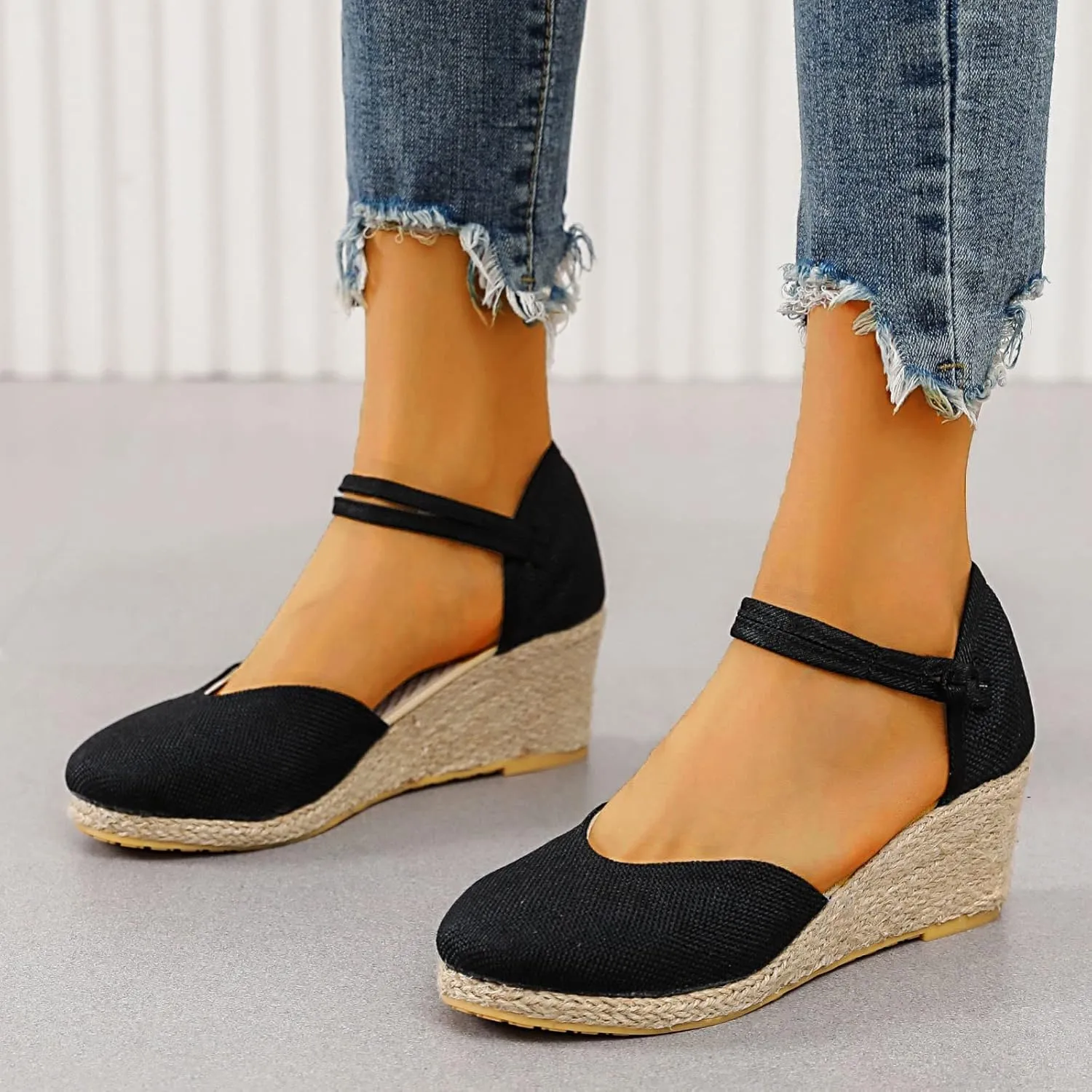 Women Wedge Sandals Summer Casual Flatform Platform Wedge Slides for Women Women's Orthopedic Sandals