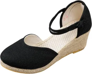 Women Wedge Sandals Summer Casual Flatform Platform Wedge Slides for Women Women's Orthopedic Sandals