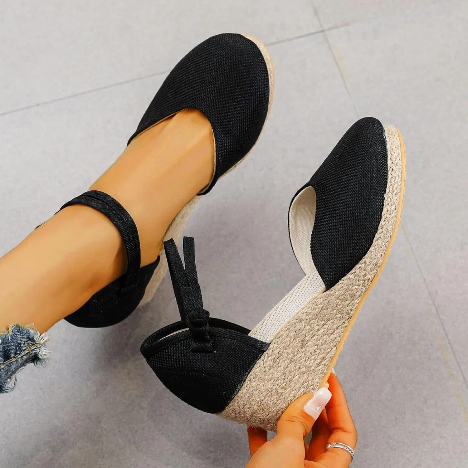 Women Wedge Sandals Summer Casual Flatform Platform Wedge Slides for Women Women's Orthopedic Sandals