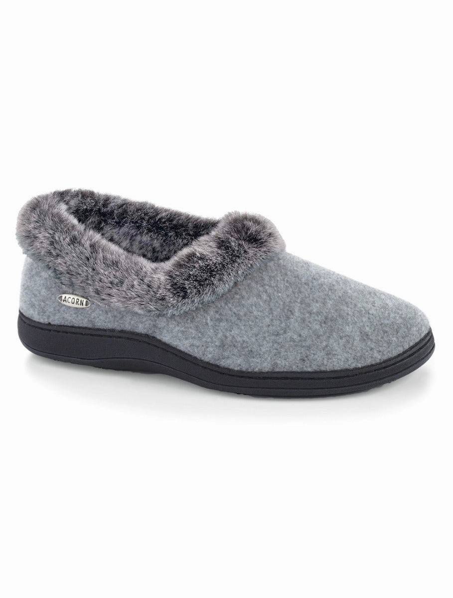 Impact Dispersion Plate Women's Chinchilla Collar Slipper
