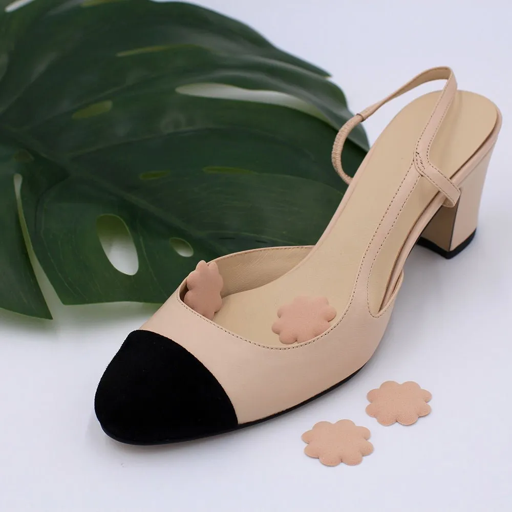 Women's All-Day Comfort Insoles Bundle -1: One Pair Full Length and One Pair of 3/4th Insole with 4 Flower-Shaped Cushion Insoles (FREE 4pcs Flower Spots and 1 Pair 3/4th Sole Spot Insole)