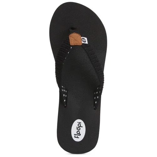 Womens Anna Wedge Yoga Mat Thong Flip Flop