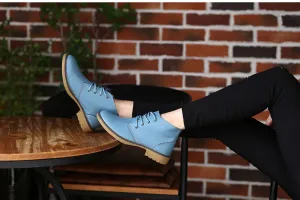 Women's Autumn Genuine Leather Motorcycle Boots