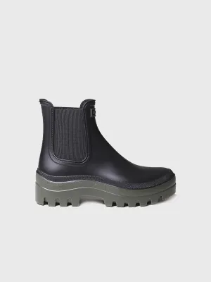 Women's Chelsea-style Rain Ankle Boot in Khaki - COVENT