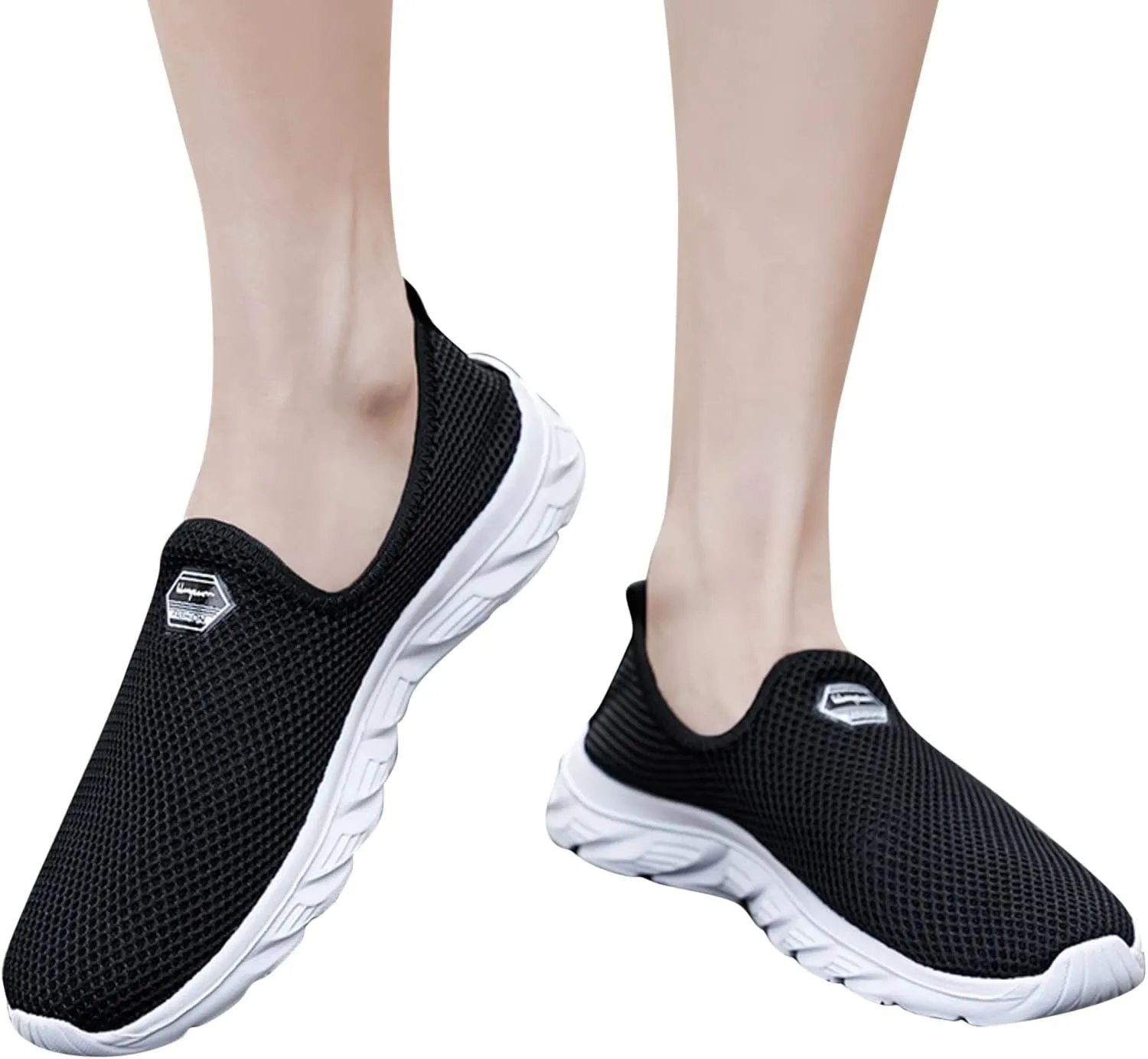 Women's Fashion Sneaker Non Slip Breathable Lightweight Comfortable Lace Up White Walking Shoes Women Women's Shoes Loafers Low Top Sneakers for Women