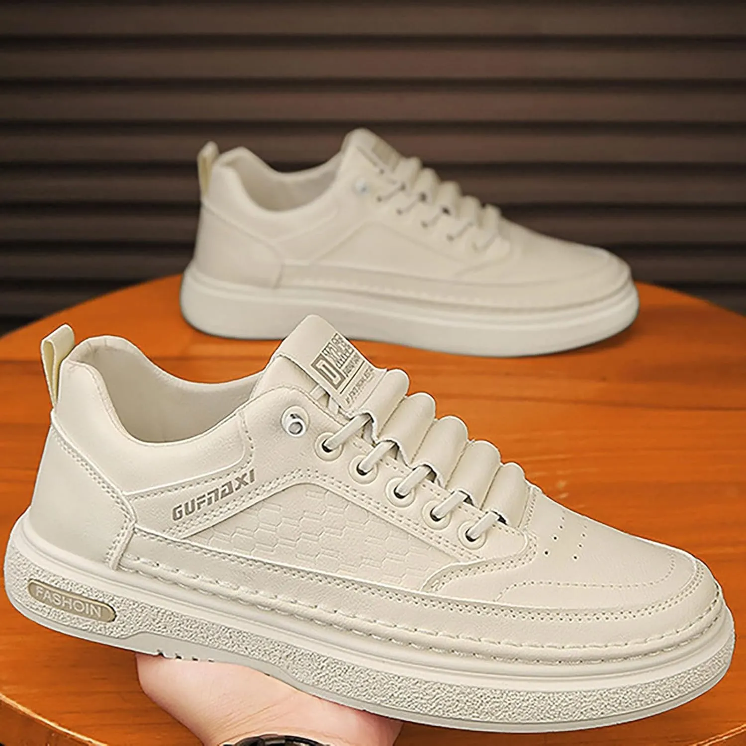 Women's Fashion Sneakers Casual Shoes with Platform Low Top Chunky Design Lace Up for Walking and Tennis
