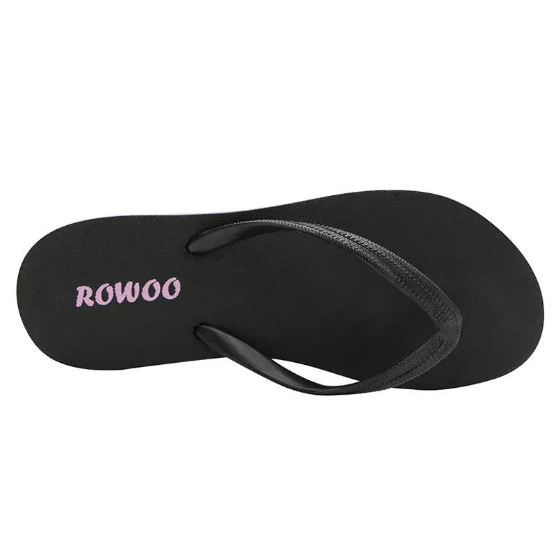Women's Flip Flops Flat Home Indoor Outdoor Beach Thong Sandals