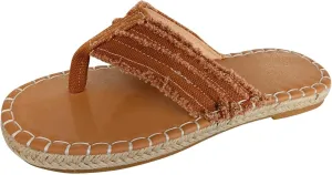 Womens Flip Flops Wide Width Open Toe Slip On Slide Flats Sandal Summer Beach Slippers Comfortable Casual Walking Fashion Flat Slipper