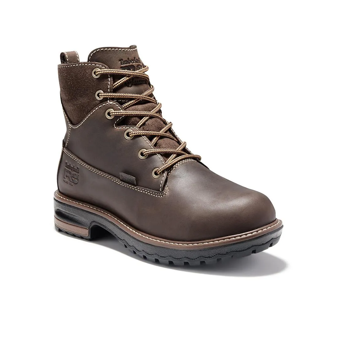 Women's Hightower 6-Inch Waterproof Alloy-Toe Work Boot Brown Turkish