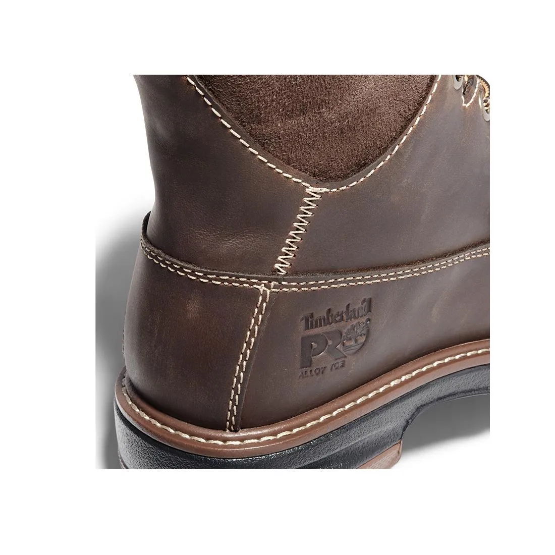 Women's Hightower 6-Inch Waterproof Alloy-Toe Work Boot Coffee Brown