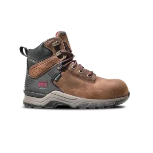 Women's Hypercharge 6-Inch Waterproof Nano-Toe Work Boot Brown/Purple