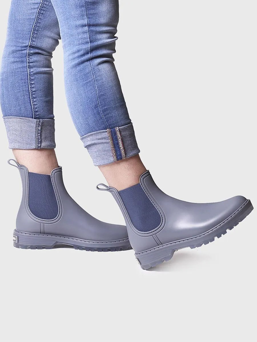 Women's rain Ankle boot in Blue - CANCUN