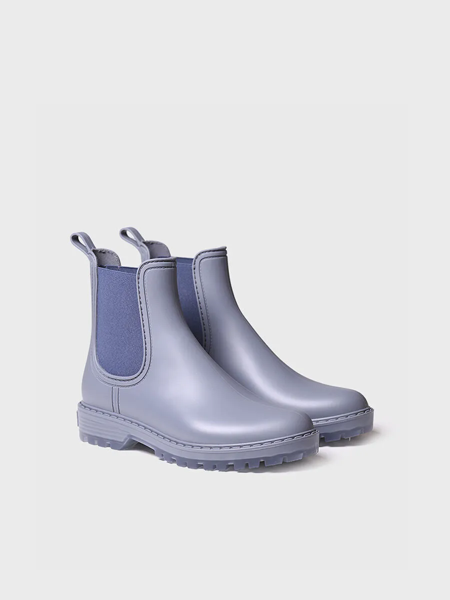 Women's rain Ankle boot in Blue - CANCUN