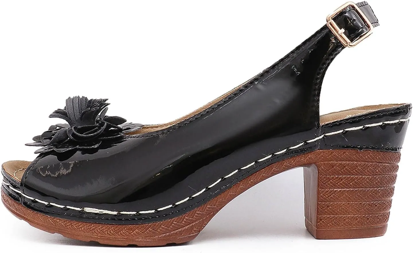 Womens Sandals Wedge Sandal Comfortable Flower Sandals Open Toe Casual Dressy Sandal Ladies Summer Shoes 2025