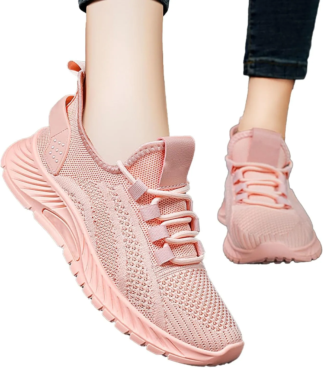 Womens Shoes Dressy Casual Fashion Sneakers for Women 2024 Black Loafers Women Platform Lightweight Cute Round Toe Christmas Canvas Shoes Women Round Toe Slip On Casual