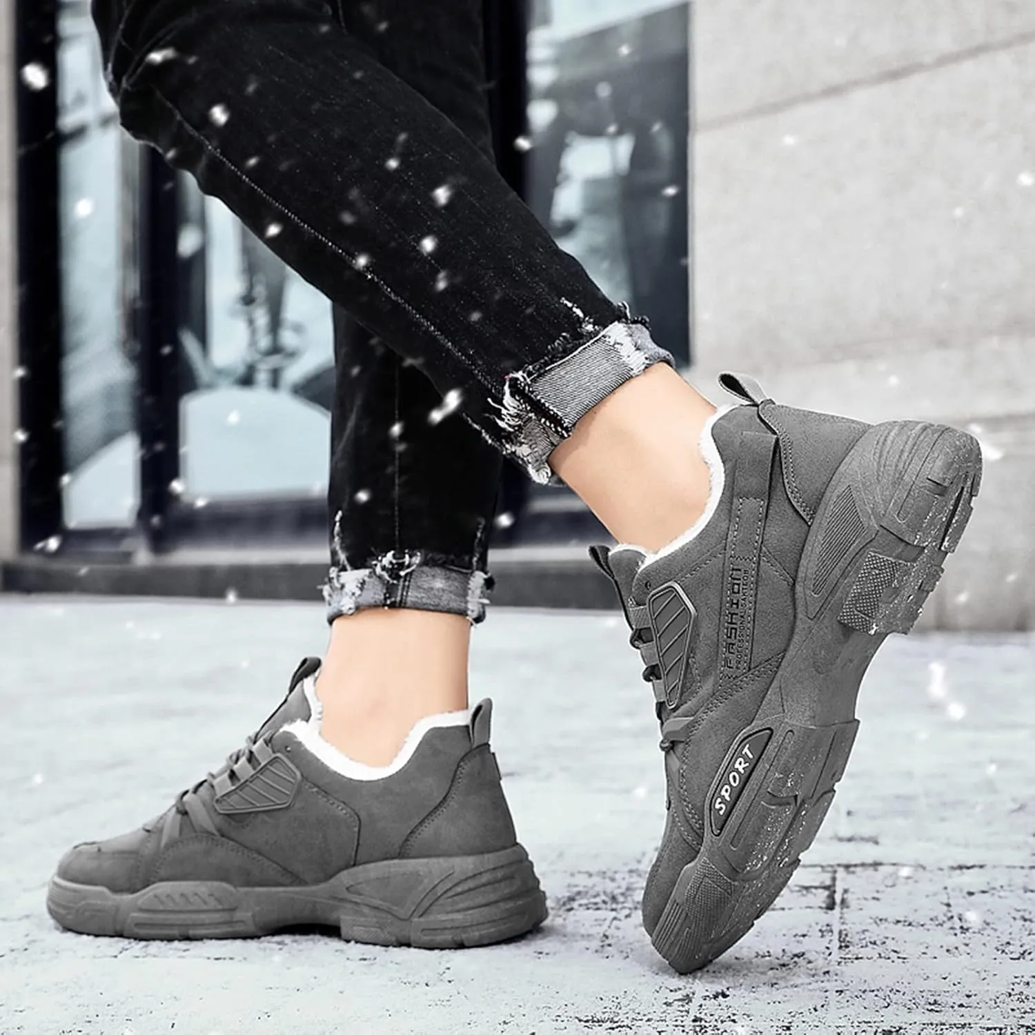 Womens Shoes Fall 2024Womens White Sneakers Mens Loafers Casual Slip On Solid Color Comfy Casual Christmas Shoes for Women Athletic Comfortable Dressy Slip on