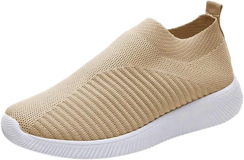 Women's Slip On Walking Shoes Running Comfortable Mens Running Shoes Loafers Shoes Dressy Casual Fashion Sneakers Slip On Tennis Shoe Casual Loafers