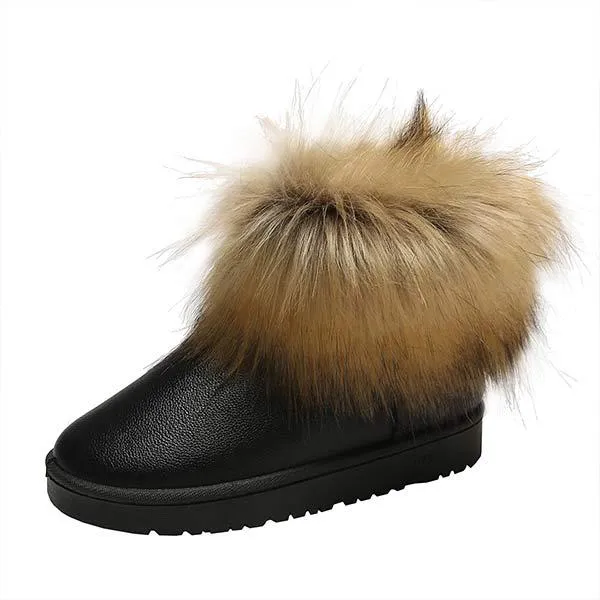 Women's Waterproof Fabric Warm Snow Boots 24400062C
