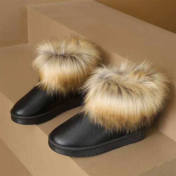 Women's Waterproof Fabric Warm Snow Boots 24400062C