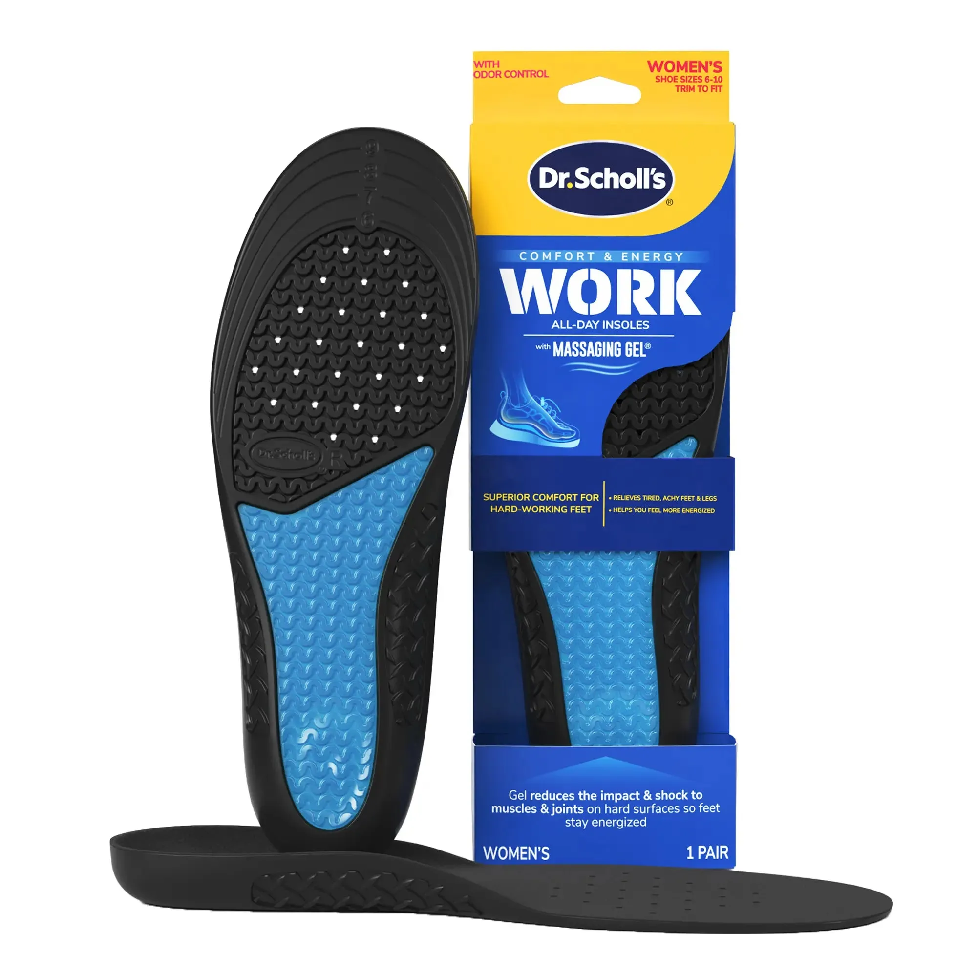 Work Insoles with Massaging Gel®