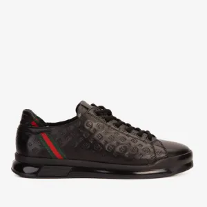 Weekend Walker Minimalist Base The Journey Black Leather Men Sneaker