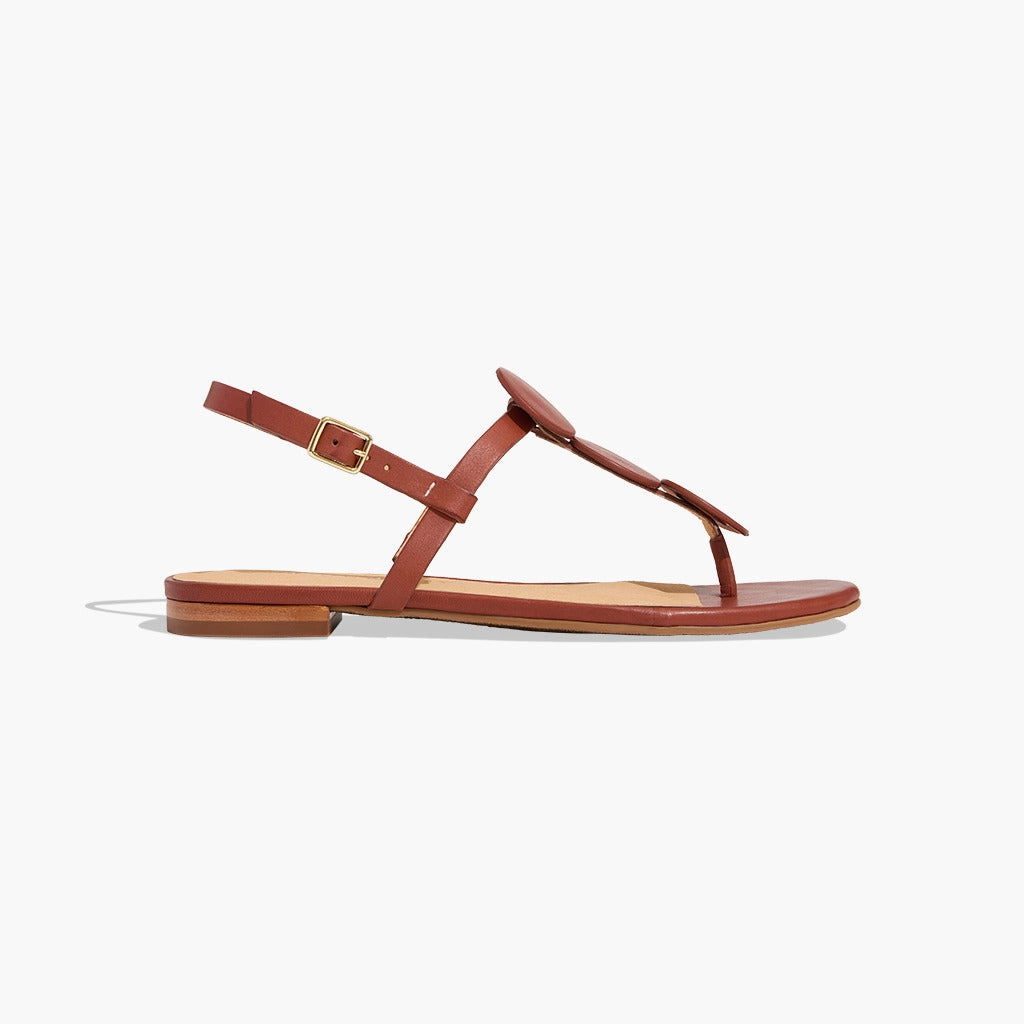Worth Leather Flat Sandal Sun Play