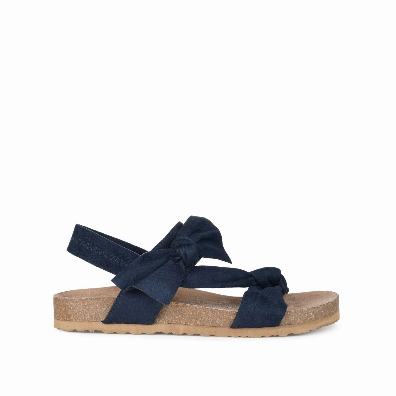 Snug Fit Adjustability XANNDRA CHUNKY SANDALS IN FAUX SUEDE