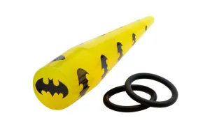 Yellow Batman Taper Stretchers 10mm Pair